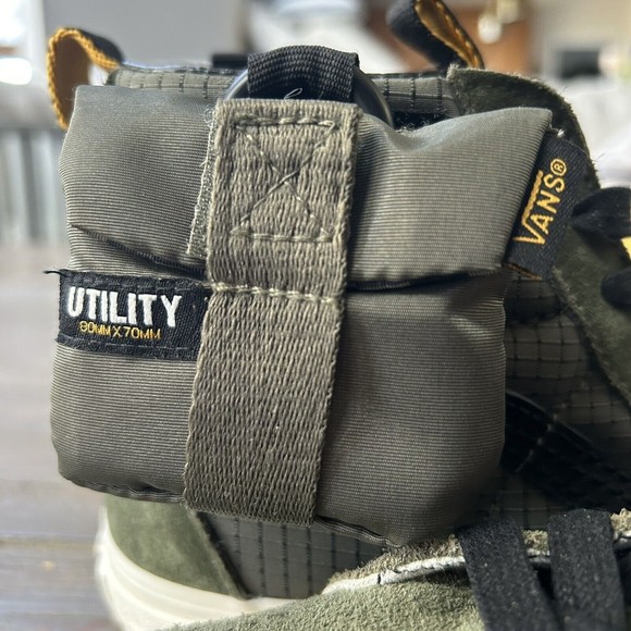 VANS Men Sk8-Hi Grape Leaf  CMMNTY Tactical Utility High Top Sneakers Sz 8.5 NEW - Picture 12 of 15